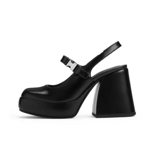 CHARLES KEITH Маленький ck one Ремень Сандалии 9,8 см Женские Черный Синий