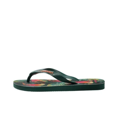 FARM Rio x Havaianas Тихий Быстросохнущий Шлепанцы Женские Зеленый