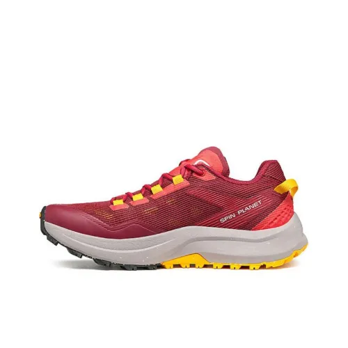 SCARPA Беговые кроссовки Низкие Красный Белый Женские