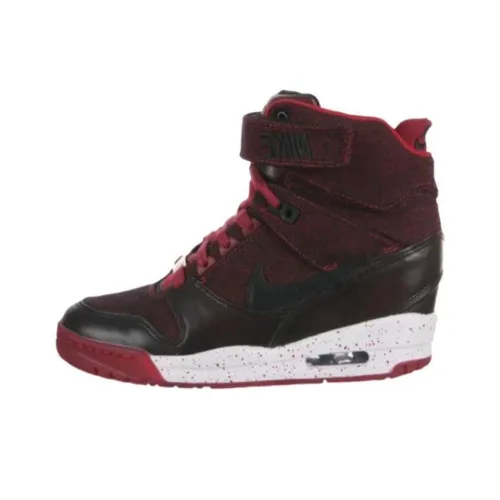 Nike Air Revolution Slip-resistant Abrasion-resistant High Top Streetwear Унисекс Черный Красный