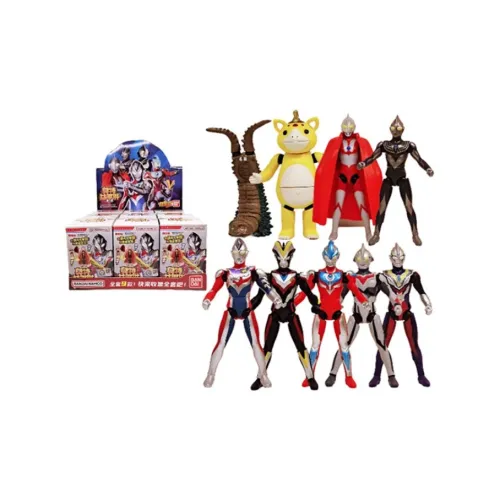 BANDAI Ultraman Joy Puzzle Пятая EDITION Слепые коробки Один Blind Коробка Целая коробка 9 шт