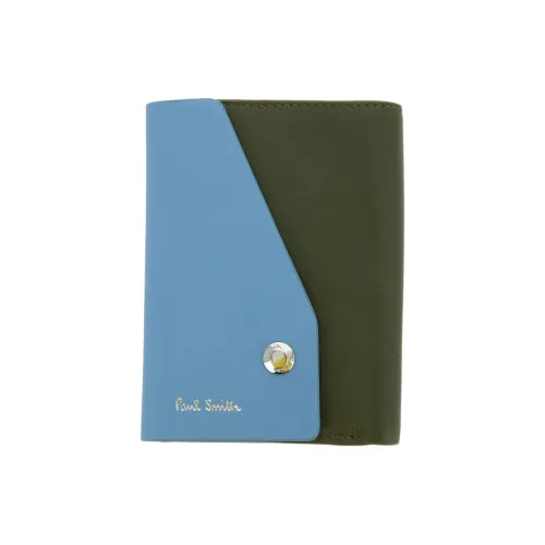 Paul Smith Кожа Кошелек Унисекс Синий Зеленый