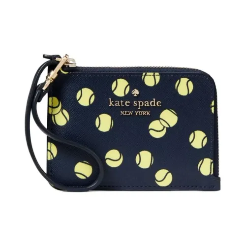 Kate Spade Крестообразный текстурный кошелек из ПВХ женский синий