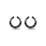 Мобиус Кольцо Черный Пара Заколок для Ушей