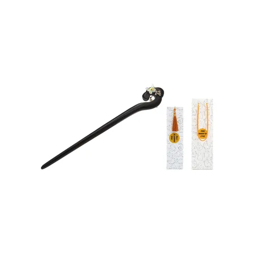 FREE RABBITⅡ Дерево + Стекло + Искусственные пресноводные жемчужины Шпильки для волос Женские