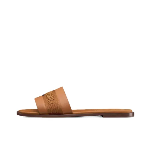 DIOR Dway Шлепанцы Женские CAMEL