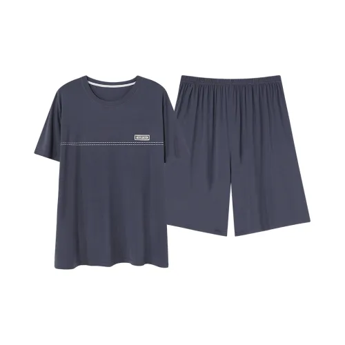 Follow The United States Пижамный комплект Мужской Темно-синий