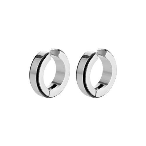 Cooraree Титановая сталь Нижняя заколка Серьги On Unisex