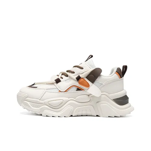 ZHR Аbrasion Resistant визуально увеличивает рост Низкий Топ Толстоподошвенные кроссовки Женские