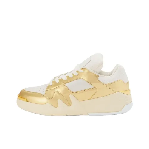 Giuseppe Zanotti GZ Talon Low Топ Скейтборд Кроссовки Мужские Золотые