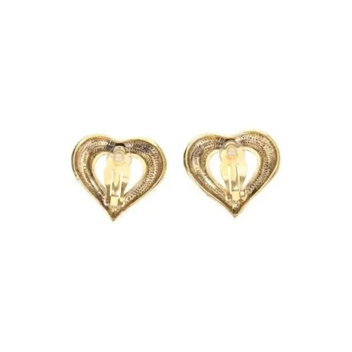 SAINT LAURENT Латунный Clip ON Серьги Золотой Женские