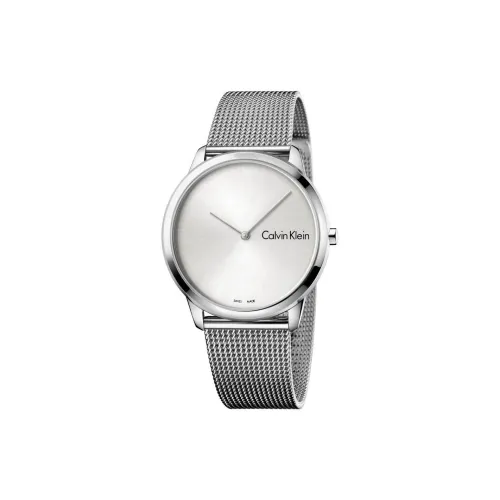 CK Calvin Klein Мужские часы Кварцевый механизм Ремешок из нержавеющей стали 40 мм Серебристый циферблат
