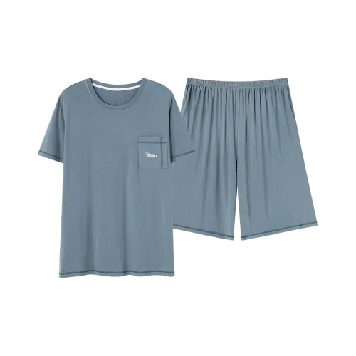 Follow The United States Пижамный комплект Мужской Aqua Blue