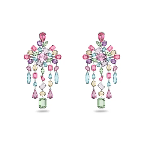 Swarovski Gema Сплав Clip ON Серьги Многоцветные Женские