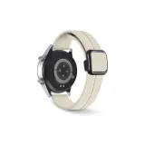 Звездный свет Квадрат Пряжка [Магнитная Пряжка Силиконовый Ремень] Черная Пряжка