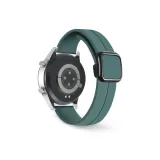 Темно-зеленый квадрат, пряжка [магнитная пряжка, силиконовый ремешок], черная пряжка