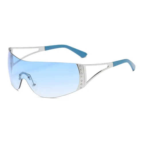 SOMAN Металл Нерегулярная форма Солнцезащитные очки Унисекс Серебряный Белый Металлический Золотой Розовый