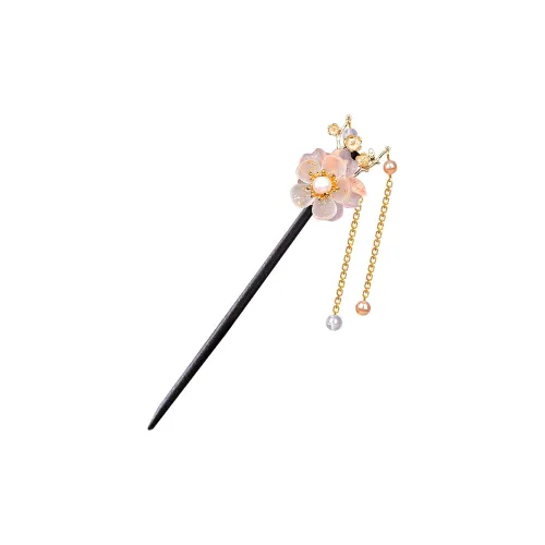 SENDME Деревянные шпильки для волос, черные, женские