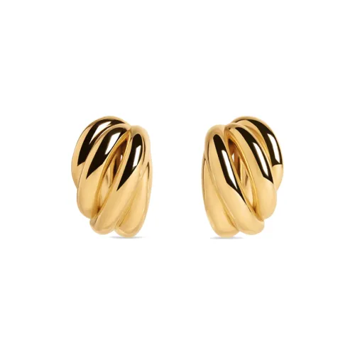 BALENCIAGA Латунные серьги Clip ON женские
