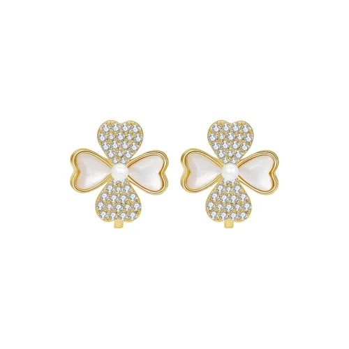 HMZ Clip ON Серьги Золотой Женские