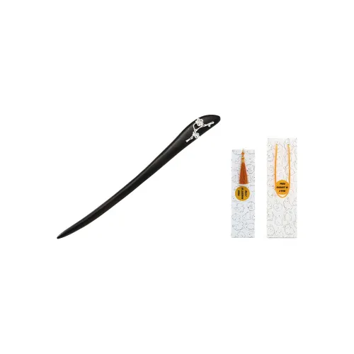 FREE RABBITⅡ Wood + Медный Серебряный Покрытый Шпильки для волос Женские