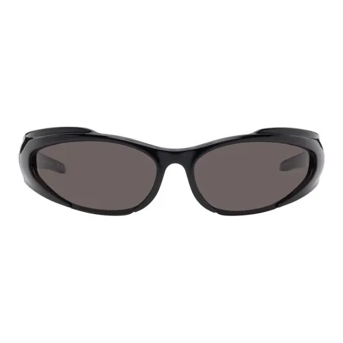 Balenciaga Нейлон Нерегулярная форма Солнцезащитные очки Мужской Черный