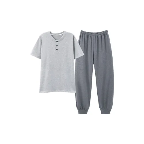 Follow The United States Пижамный комплект Мужской Серый