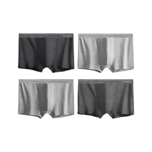 H YXIANG Мужское нижнее белье 4 штуки смешанные цвета