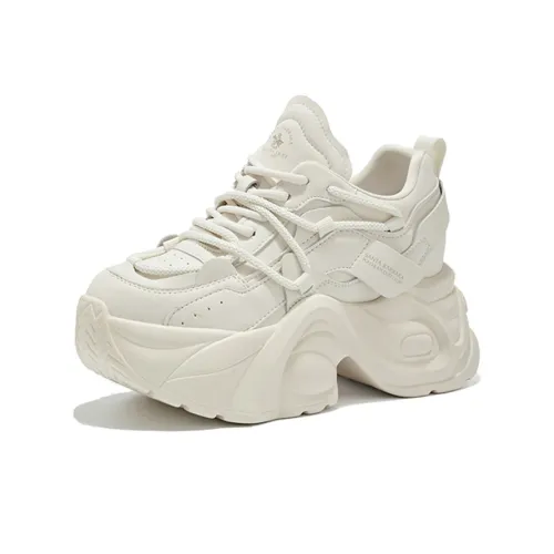 SANTA BARBARA POLO RACQUET CLUB Низкий топ толстая подошва кроссовки женские