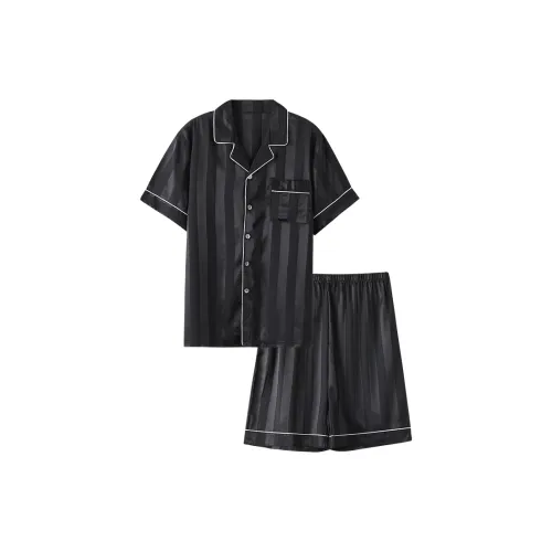 The Story Of The Flower Season Пижамный комплект Мужской Черные полосы