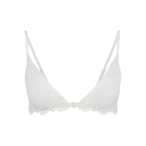 La Perla Треугольник Бюстгальтер В Эластичном Тюле ONLINE Эксклюзивный Бюстгальтер Женская Белый