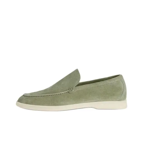 Loro Piana Summer Walk Лоферы Зеленый Мужской