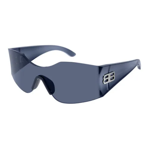 Balenciaga Нейлон Нерегулярная форма Солнцезащитные очки Мужской Синий