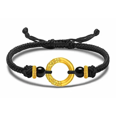 CARAT'S DIARY Цветное стекло Плетеный канат Браслет Girlfriend Признание в любви Подарочный набор Унисекс