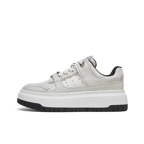 Suan Ba Hui Скейтборд Кроссовки Низкие Top Crackle Белые Женские