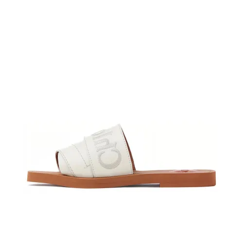 Chloe Слипоны Женские Белые
