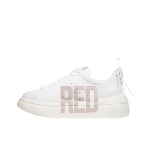 RED VALENTINO Низкий Топ Стильный Скейтбординг Женские Белые