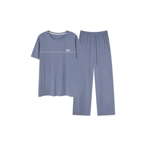 Follow The United States Пижамный комплект Мужской Синий