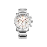 MS3008G-7N0 Белая сталь Полоска Розовый циферблат