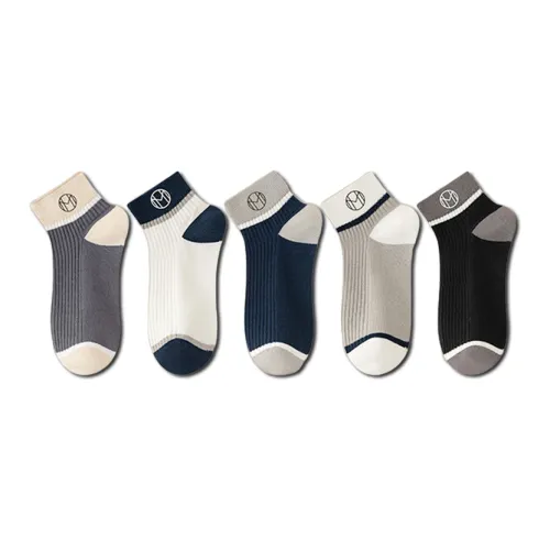 YUZHAOLIN Низкие носки для мужчин 5 пар смешанные цвета
