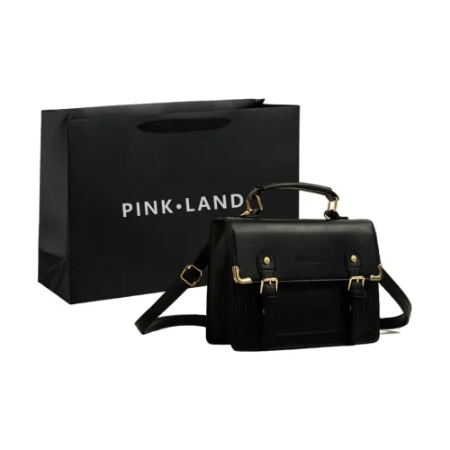 PINK·LAND ПУ (полиуретан) Рюкзак Сумка через плечо Стандартная Женская Черный Светло-коричневый Кофейный