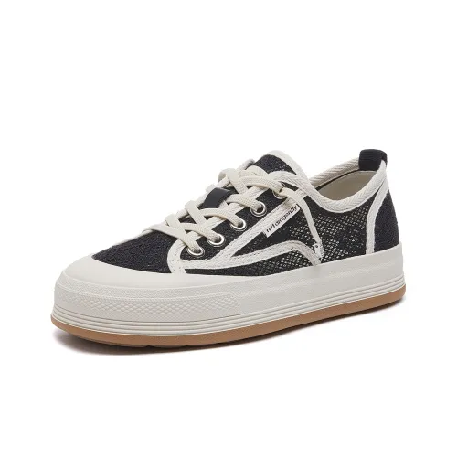 RED DRAGONFLY Скейтборд Кроссовки Дышащий Низкий Верх Сетчатая Обувь Для Женщин Женская Черная