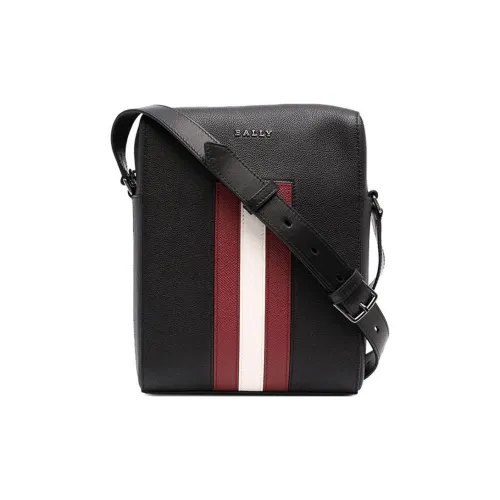 BALLY Сумка через плечо из коровьей кожи Мужская Черная