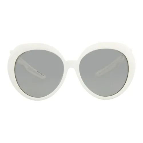Balenciaga Круглые Солнцезащитные очки Женские Белые