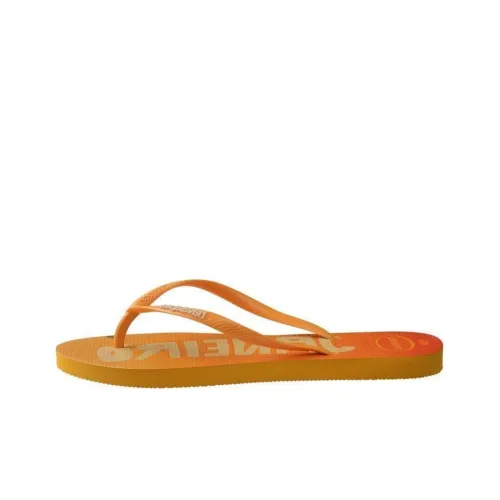 Havaianas Тонкий Шлепанцы Женские Желтые