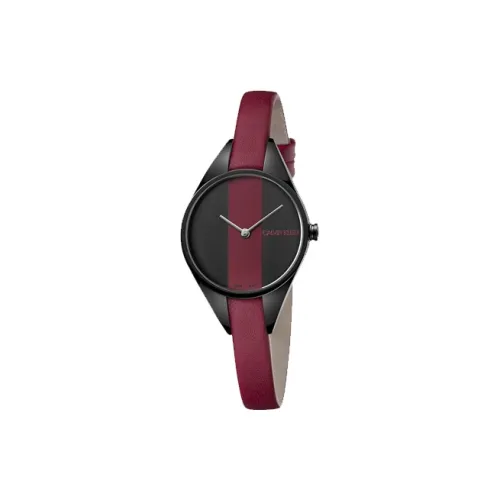 CK Calvin Klein Наручные часы Кварцевый механизм Кожаный ремешок 29 мм Многоцветный циферблат Женские часы