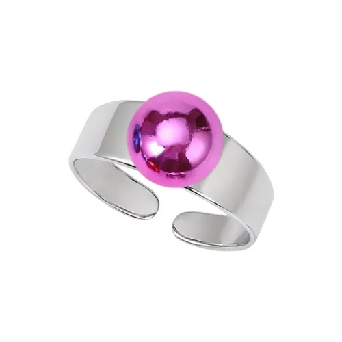 Glam Ever Сплав/Серебряное покрытие/Золотое покрытие Кольца Розовый Унисекс