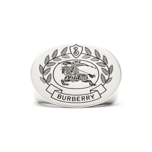 Burberry Латунь Кольца Серебро Мужской