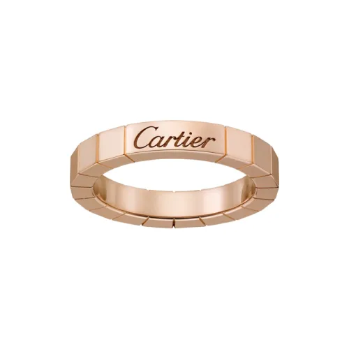 Cartier 18K Rose Gold Rings Unisex Rose Gold