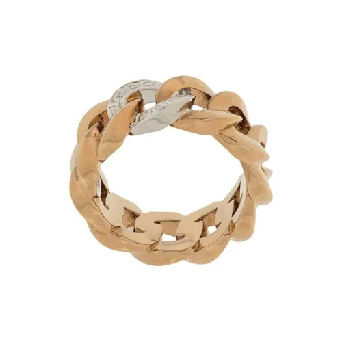 VERSACE Металлические кольца золотые унисекс